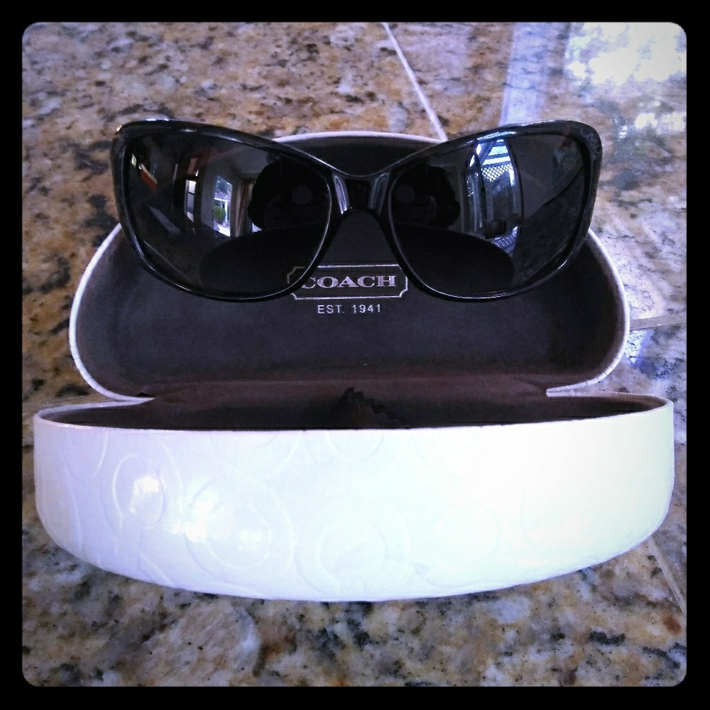 Coach Gradient Brown Sunglasses